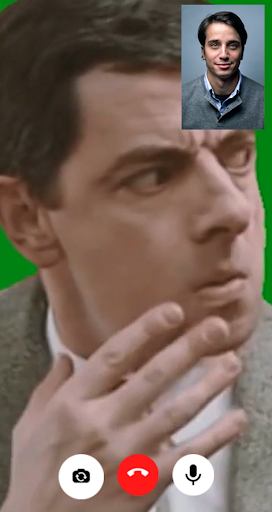 Android application Mr. Bean Fake Video Call screenshort
