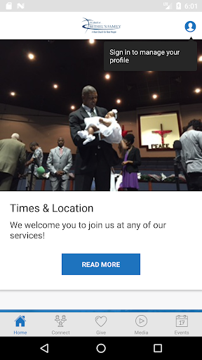 Android application Bethel's Family screenshort