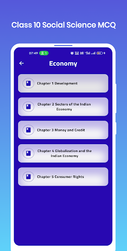 Class 10 Social Science MCQ Screen 2
