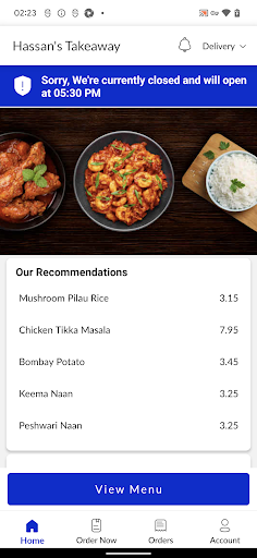 Hassans Takeaway Screen 2
