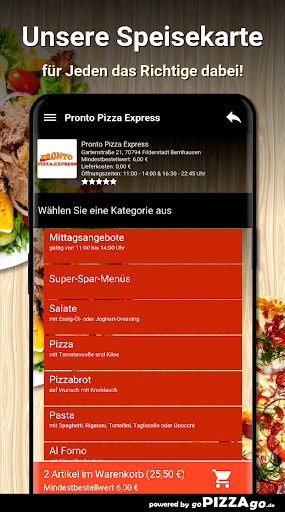 Pronto Pizza Express Fildersta Screenshot 4 - AppWisp.com