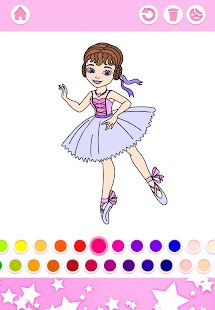 Princess Girls Coloring Book Screenshot