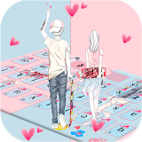 Pink Couple Love icon