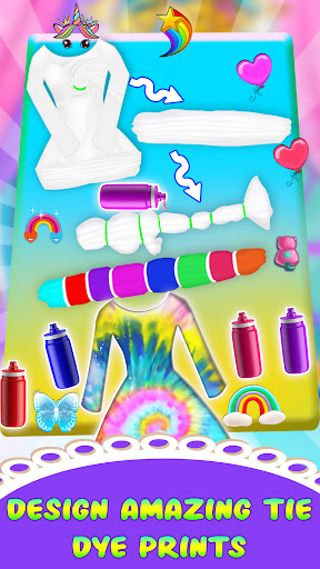 Tie Dye Dress Design Art Screen 2