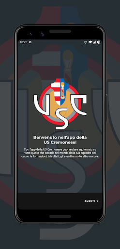Android application US Cremonese screenshort