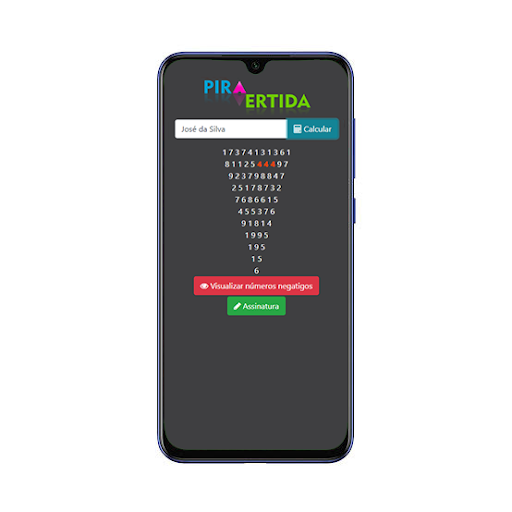 Android application Piramide Invertida screenshort