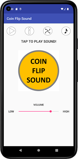 Android application Coin Flip Sound screenshort