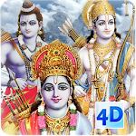 Cover Image of डाउनलोड 4D Shri Rama (श्री राम दरबार) Live Wallpaper 10.0 APK