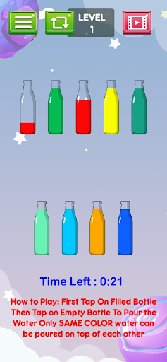 Code Triche Water Sort Puzzle Liquid Verser la couleur de la (Astuce) APK MOD screenshots 3