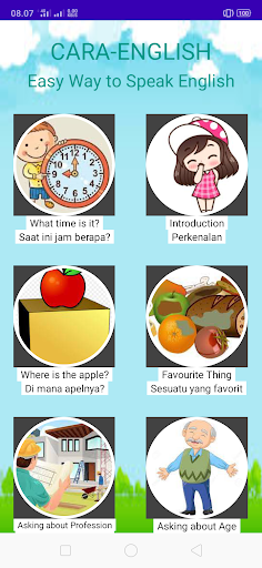 CARA ENGLISH Screen 2