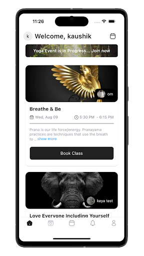 Android application Om At Home screenshort