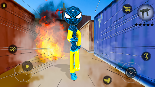 Rope Iron Stickman: vice city Screen 3