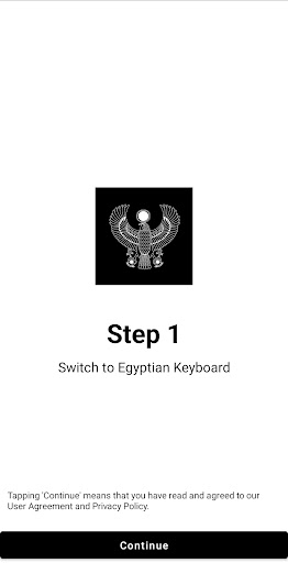 Android application Egyptian Keyboard screenshort