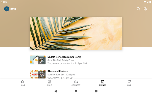 Kingwood Methodist Church Screenshot