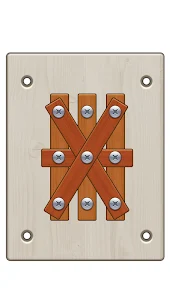 Wood Screw Puzzle: Nut & Bolts