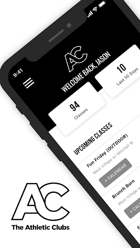 Android application The Athletic Clubs NYC screenshort