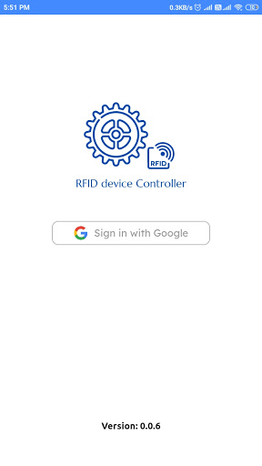 RFID Attendance Device Control Screen 2