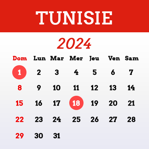 Tunisie Calendrier 2024