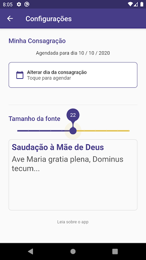 Minha Consagração Screen 2