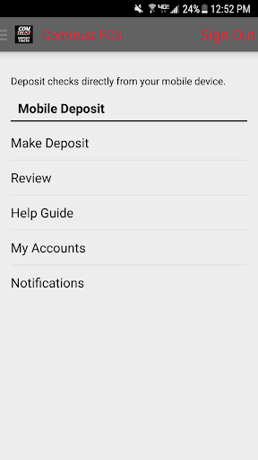 Comtrust Federal Credit Union Screen 3