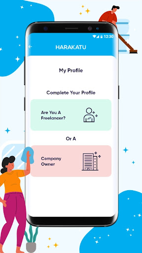 Android application Harakatu Vendor screenshort