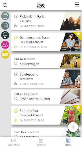 Android application Freakstock Connect screenshort