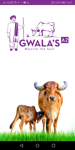 Android application Gwala's A2 Milk screenshort