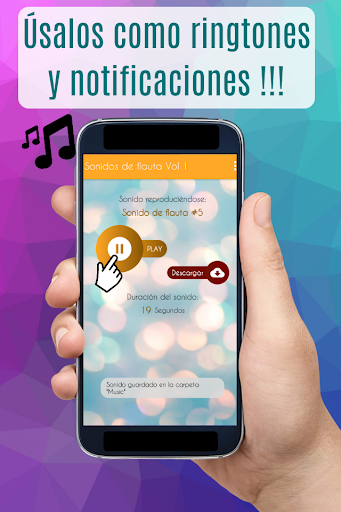 Sonidos de Flautas. Screen 3
