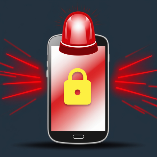 Dont Touch My Phone - Alarm Logo