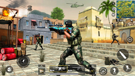 กองทัพคอมมานโด FPS ยิง 3D