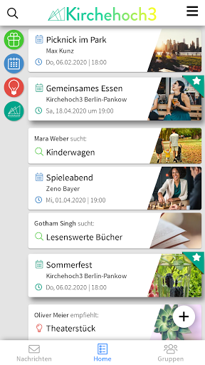 Android application Kirchehoch3 Berlin-Pankow screenshort