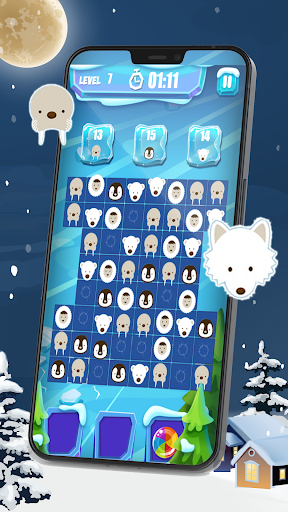 Winter Animal Match Screen 2