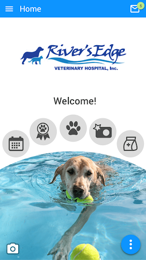 Android application Rivers Edge Vet Hospital screenshort