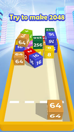 Cube 2048 3D Puzzle Game