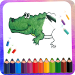 Cover Image of Télécharger Crocodile Coloring Book - Lyle  APK