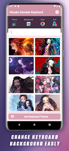 Nezuko Kamado Keyboard Theme