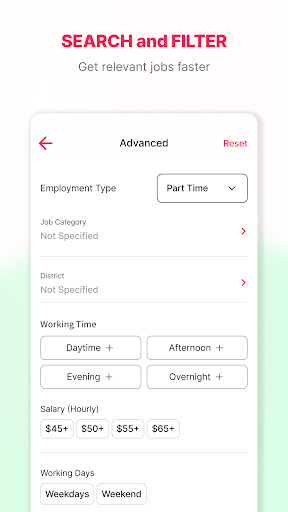 Moovup: Front-line jobs Screen 3
