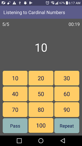 Listening to Numbers in Englis