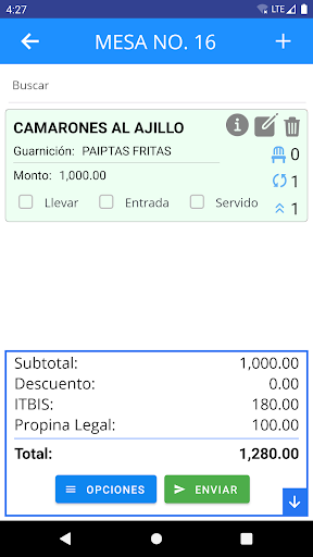 El Camarero Screen 2
