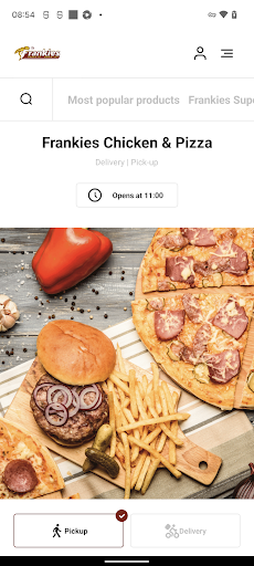 Android application Frankies Chicken & Pizza screenshort