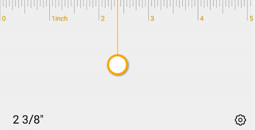 Android application Thước Đo Cm, Inch screenshort