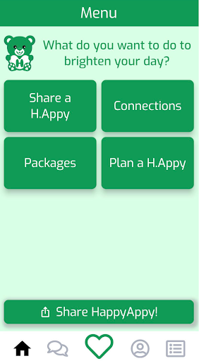 Android application HappyAppy screenshort