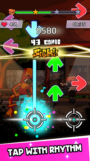 Beat Shooter Night: Rap Battle screenshot 1