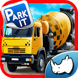 Construction Truck 3D Parking icon