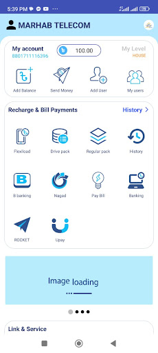 Android application MARHABA TELECOM screenshort