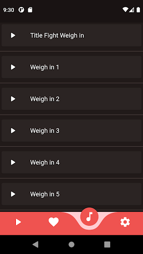 UFC Soundboard Screen 3