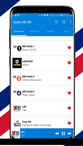 Radio UK Online Screen 2
