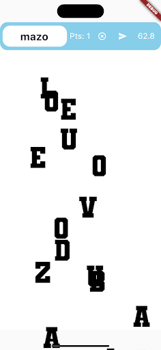 Lluvia de letras Screen 3