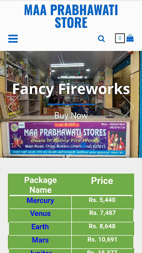 Android application Maa Prabhawati Store screenshort