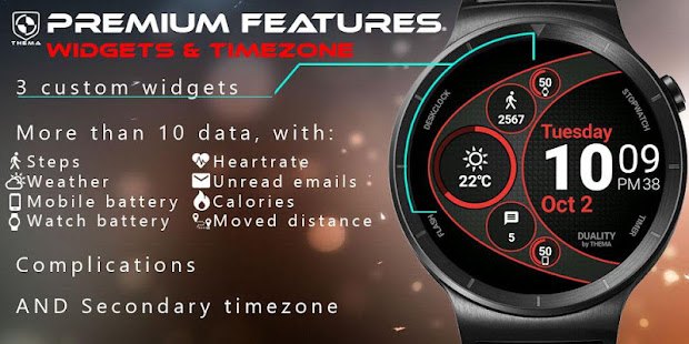 Duality Watch Face Varies with device APK screenshots 6